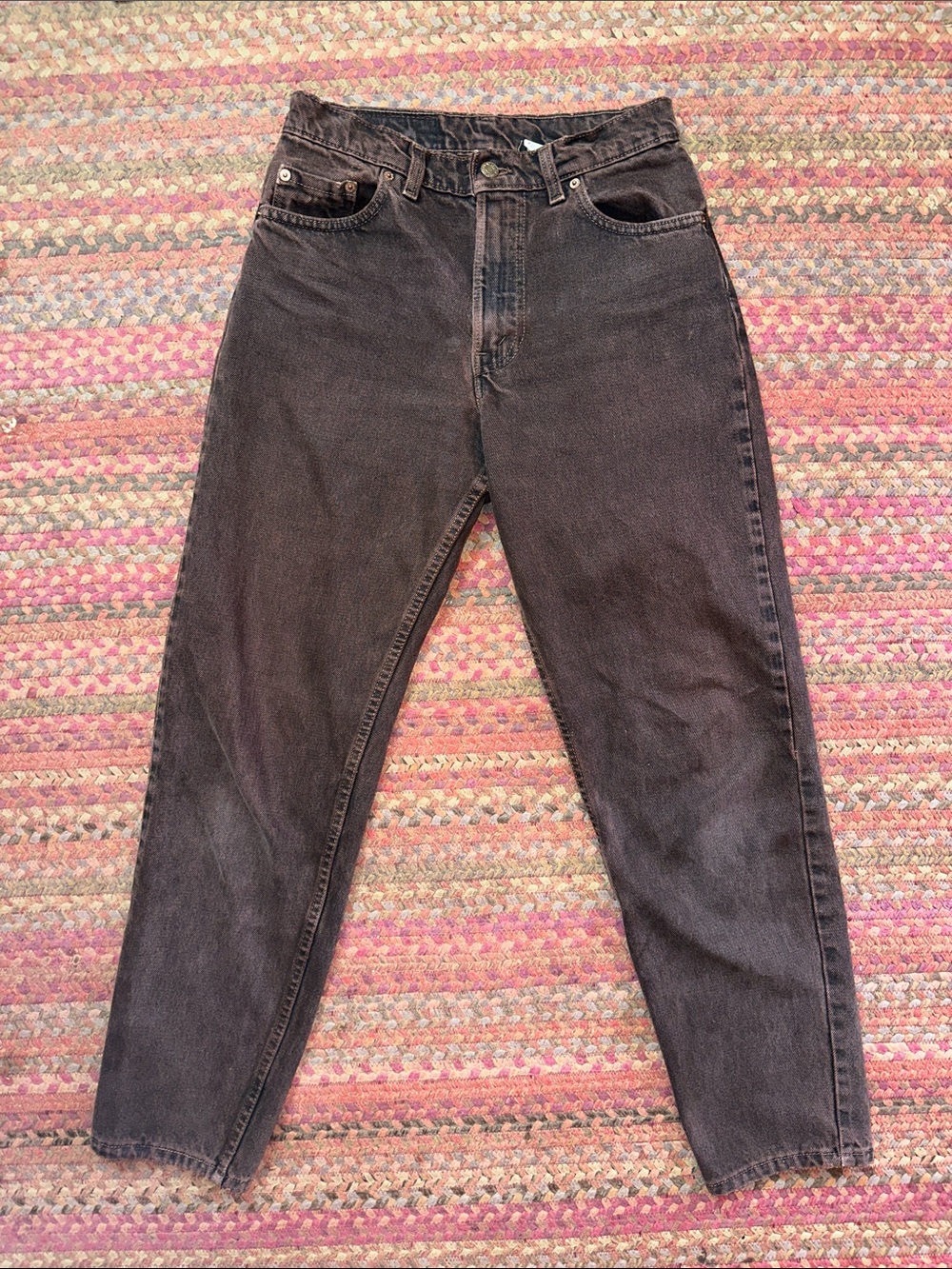 VTG 550 LEVIS DARK BROWN DENIM JEANS